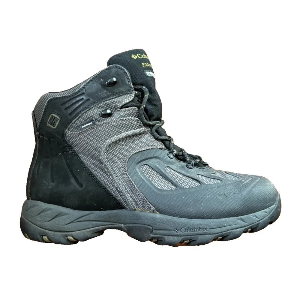 Columbia Kodiak Pass Boots Men's 11 Black Waterproof Lace Up Hiking